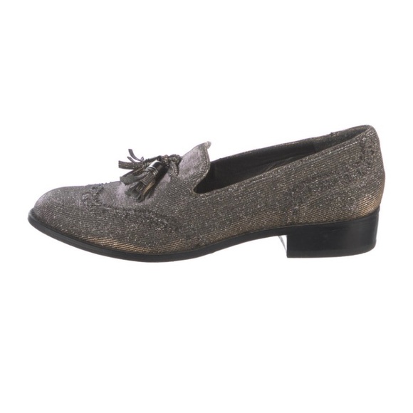 Silver sparkly loafer - Picture 4 of 5